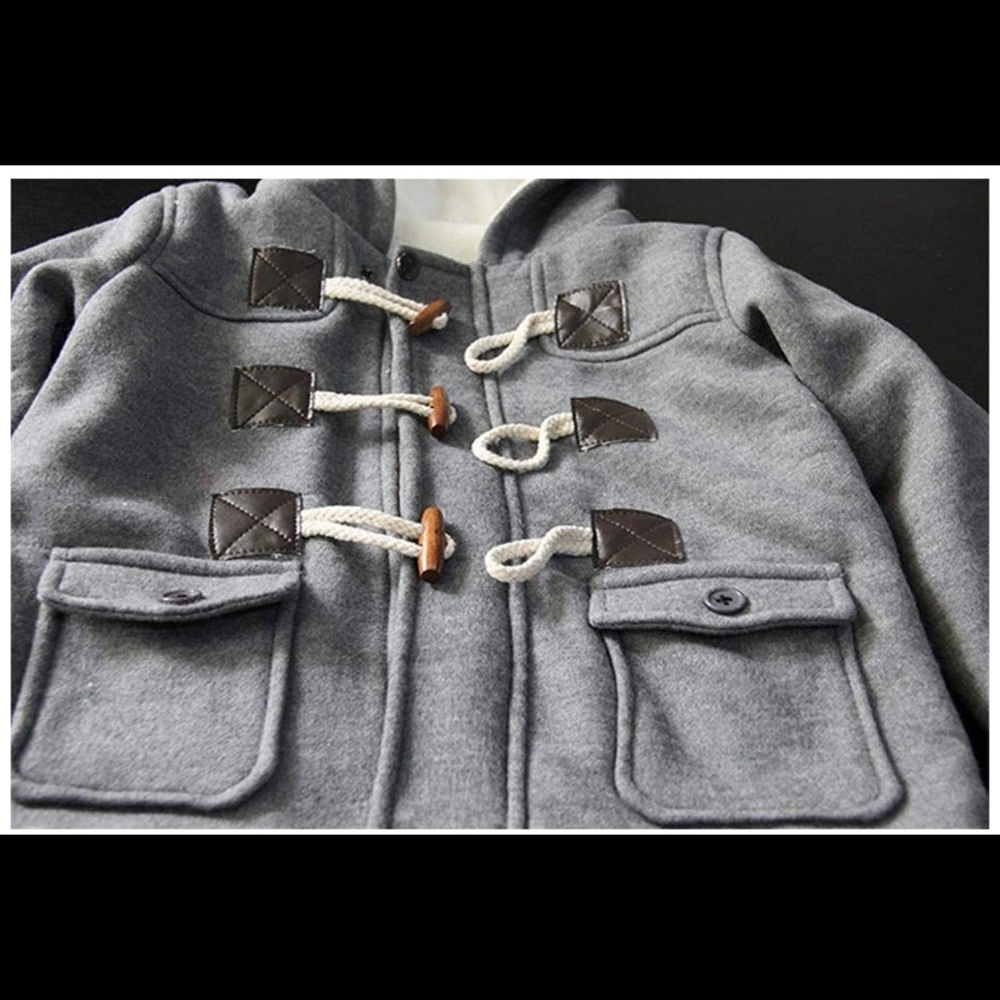 Eshoono Baby Fleece Hooded Jacket Winter Coat 1-2T